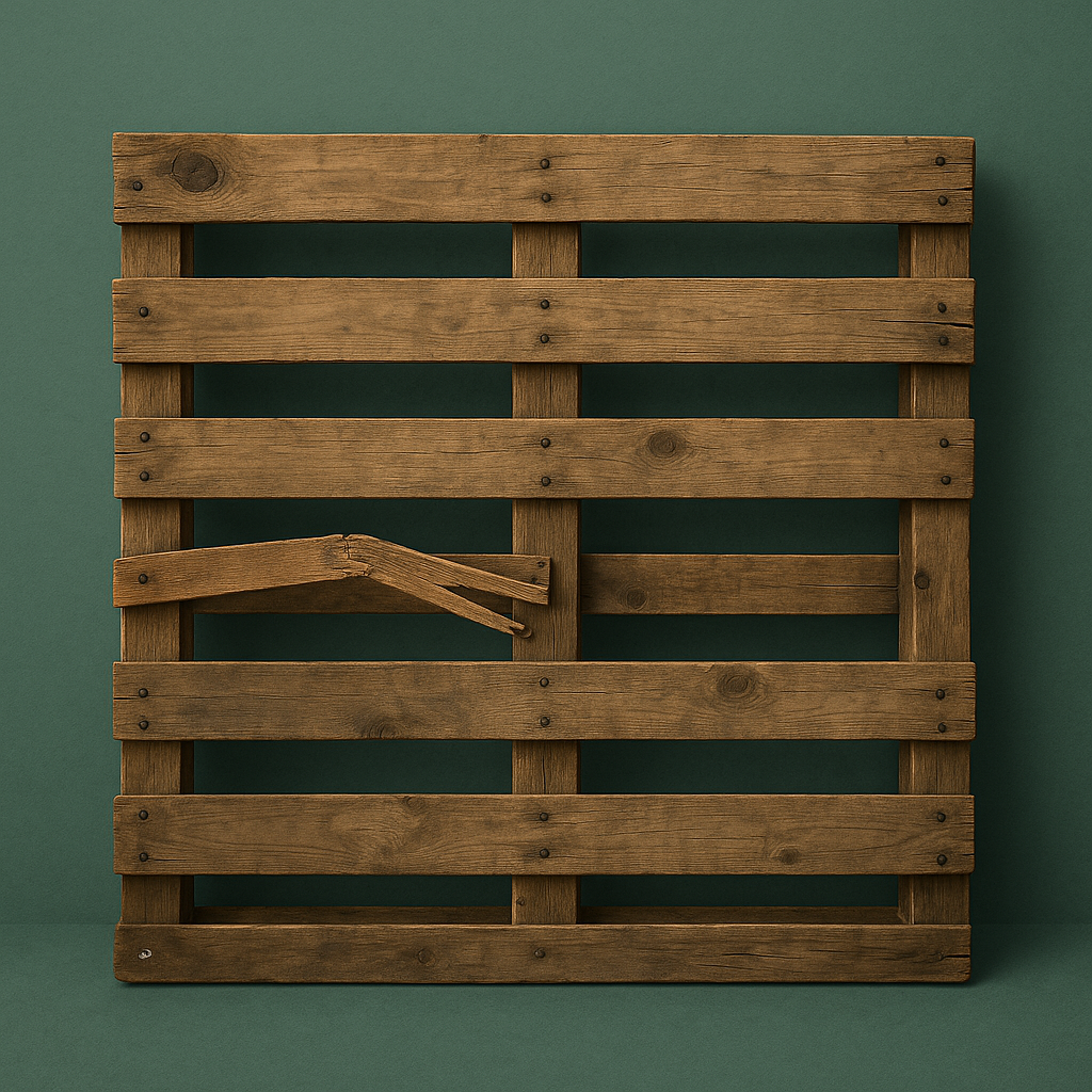 Palety przed naprawą